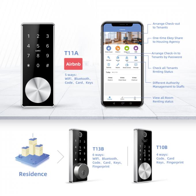 American Standard Bluetooth Door Lock Data Entry Work For Home Use 1