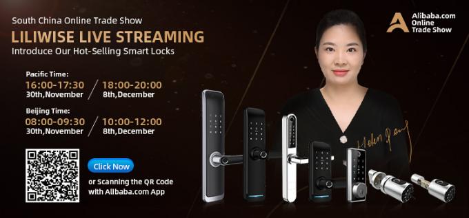 latest company news about LILIWISE Smart Door Lock livestream are coming soon  0