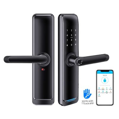 Security Digital Home Waterproof TT lock APP Smart Fingerprint Password Key Door Lock