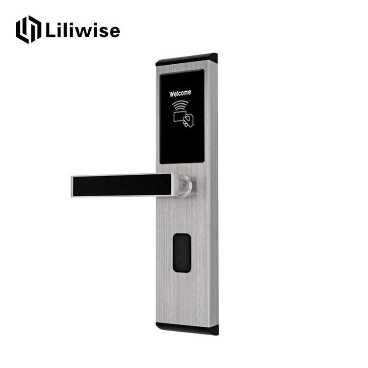 Password Key Card Door Lock 2 Ways To Unlock Low Power Consumption