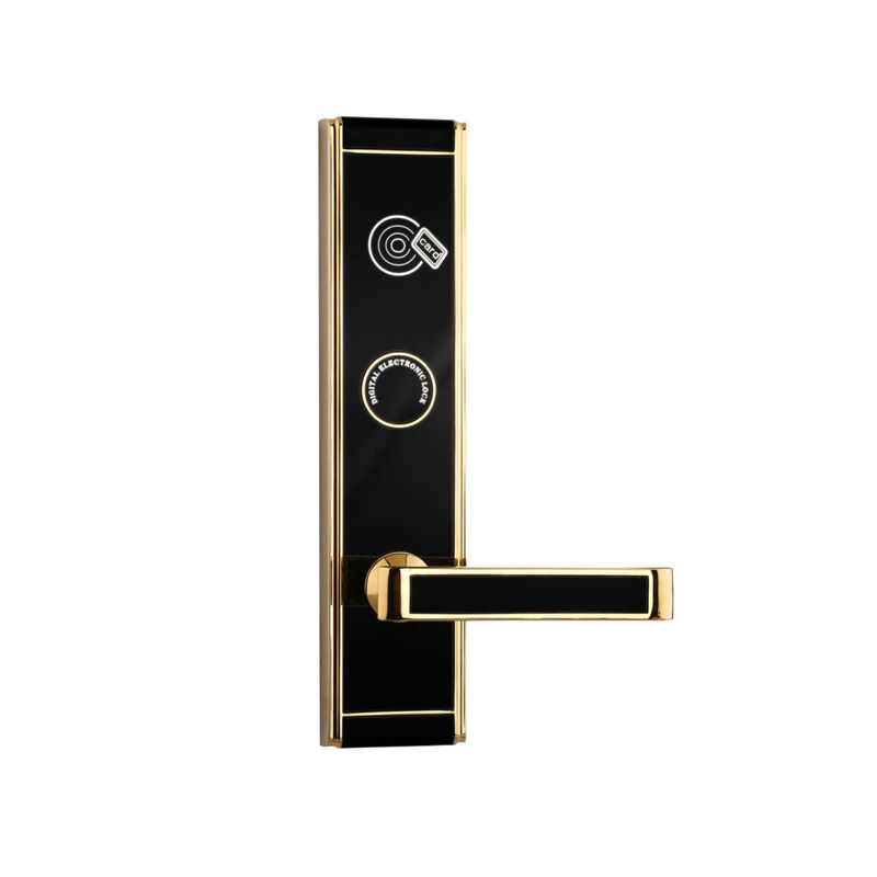 Digital Key Card Hotel Door Locks Support 10000 Times Of Locking