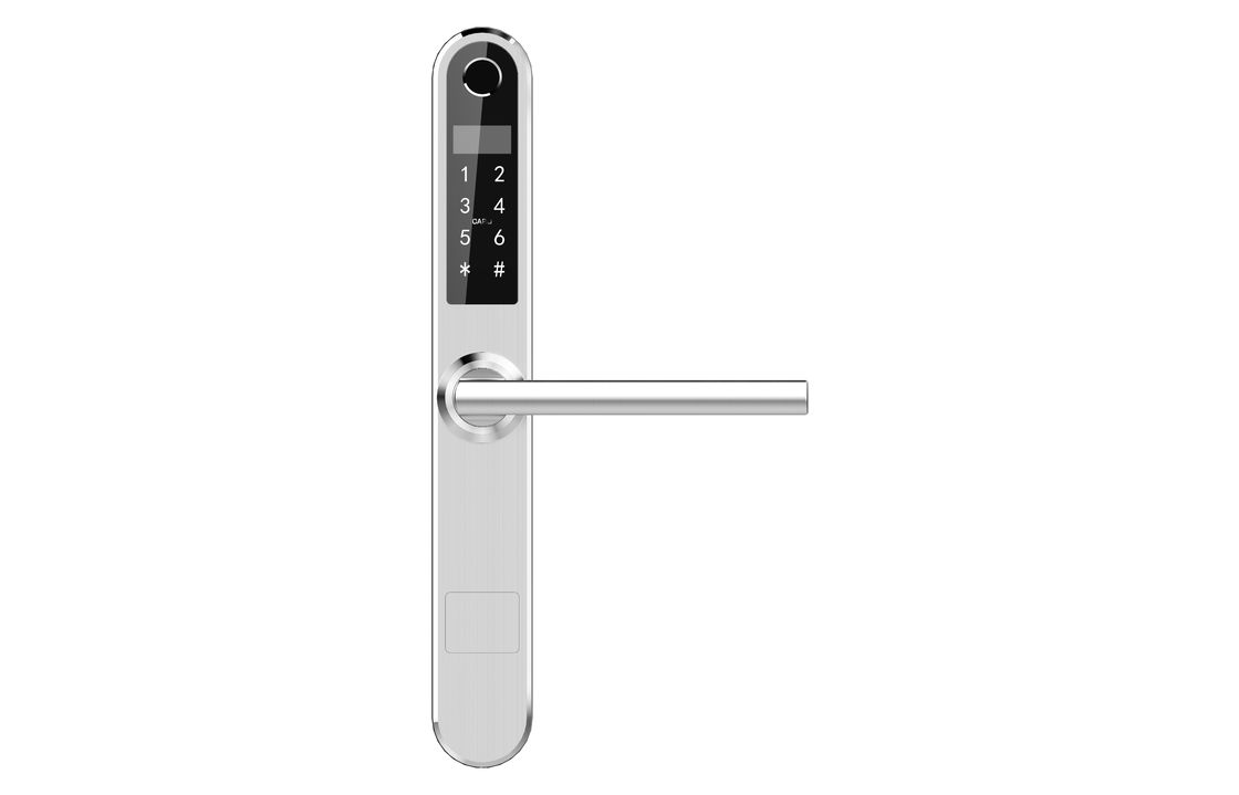 Smart Aluminum Glass Door Lock With Secure Semiconductor