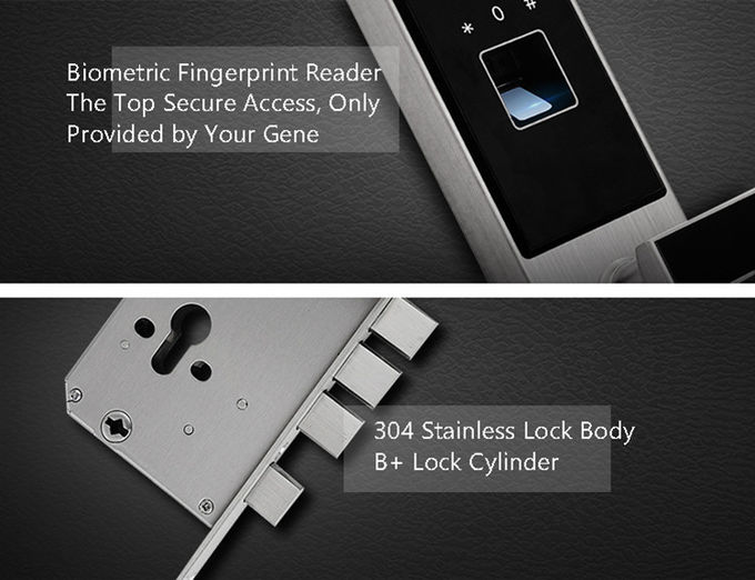 Stainless Smart Code Door Lock High Security Intelligent Simple For Apartment 2