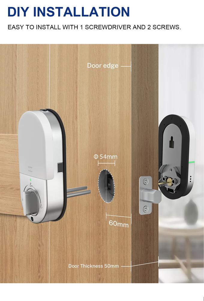 Inteligente Bluetooth Digital Door Lock For Apartment Hotel 3