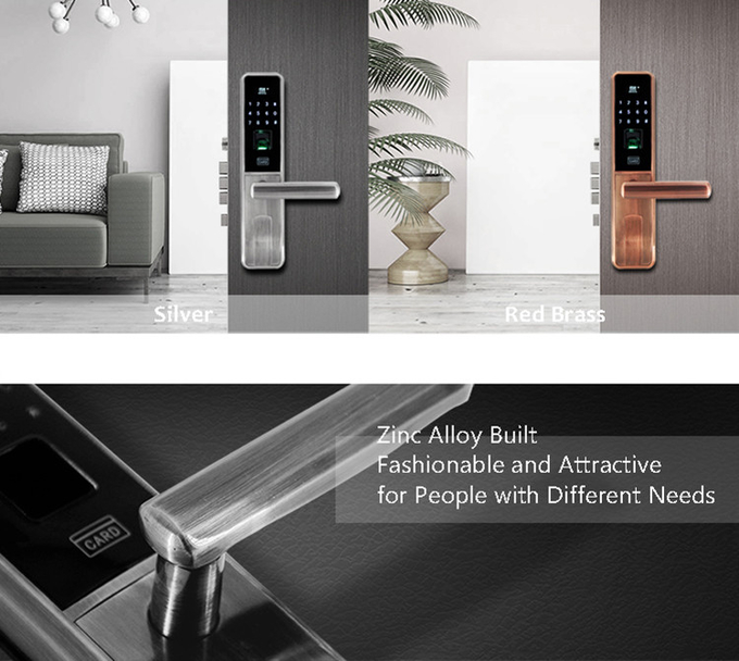 Commercial Keyless Entry Door Locks Digital Fingerprint