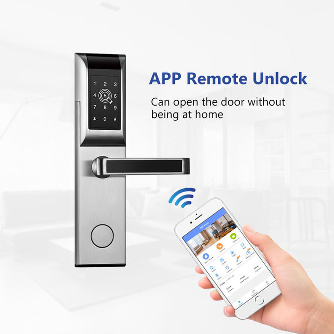 Bluetooth Remote Control Apartment Security Password Door Lock 0