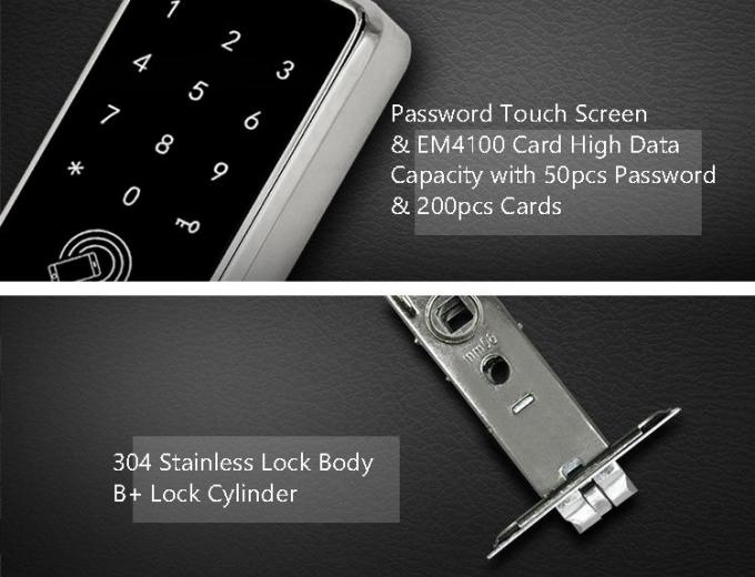 High End Home Automation Door Locks , Keyless Bluetooth Smart Lock 1