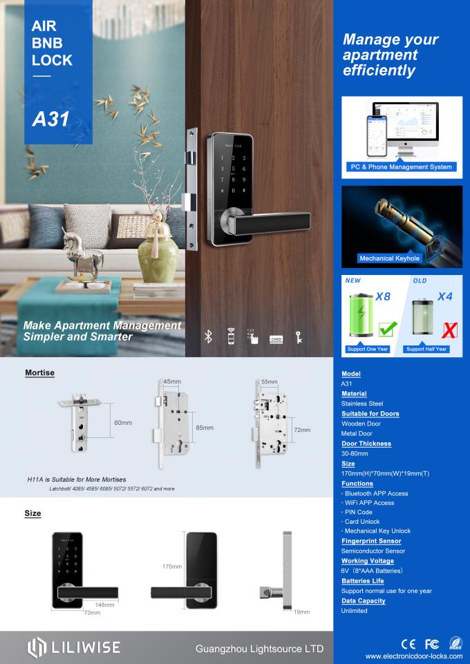 Bluetooth Wifi Remote Control Apartment Door Locks 0