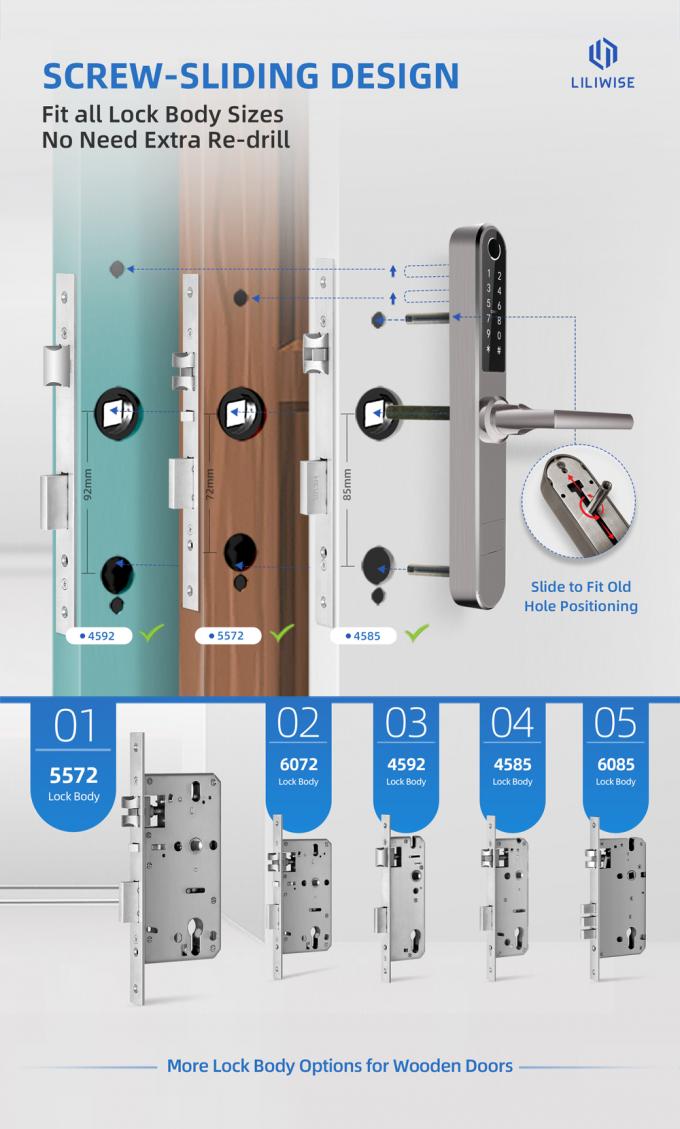 Stainless Steel Digital Lock Unlock Via Bluetooth Fingerprint  For Shopping Mall 1