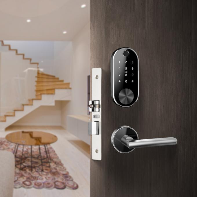 Electronic Door Locks Standard Mortise Aluminum Alloy For Home Room 0