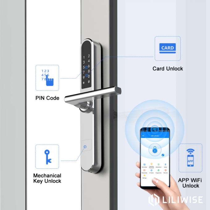 Password Smart Code Door Lock With Remote Control 304 Stainless Steel Safe Anti - Thief 2