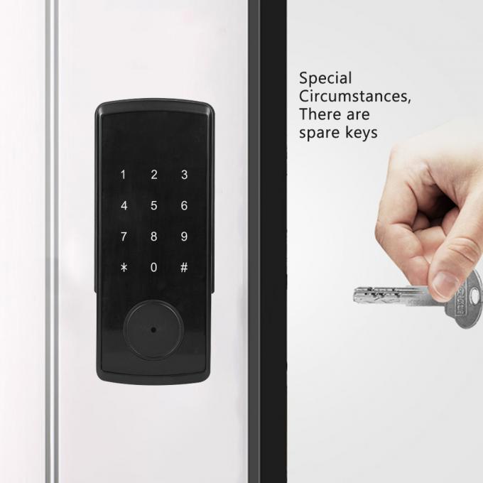 Smart Electronic Digital RIM Bolt Card Code Door Lock Without Mortise 2