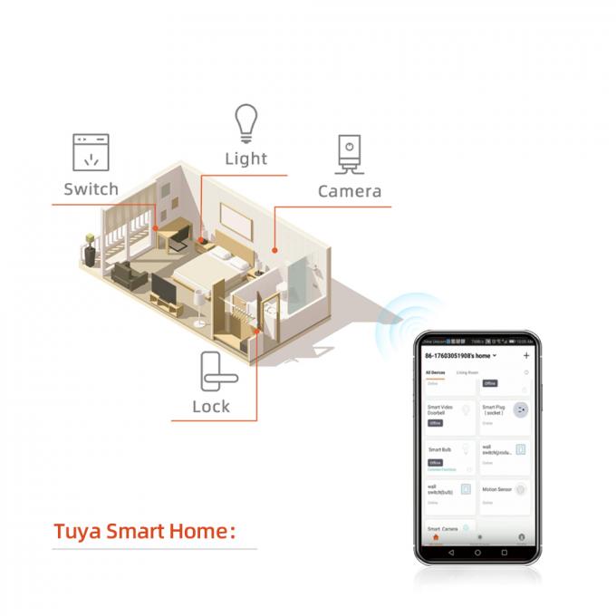 Intelligent Bluetooth Door Lock Tuya App System Controls For Home Use 1