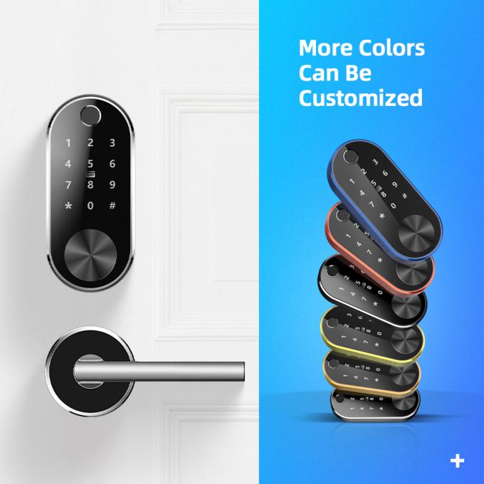 Bluetooth Door Lock Wireless Wifi Control Digital Fingerprint Split Electronic Aluminum Alloy 0