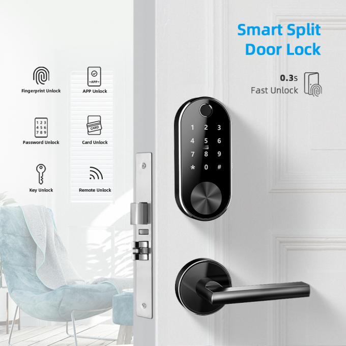 Electronic Door Locks Standard Mortise Aluminum Alloy For Home Room 2