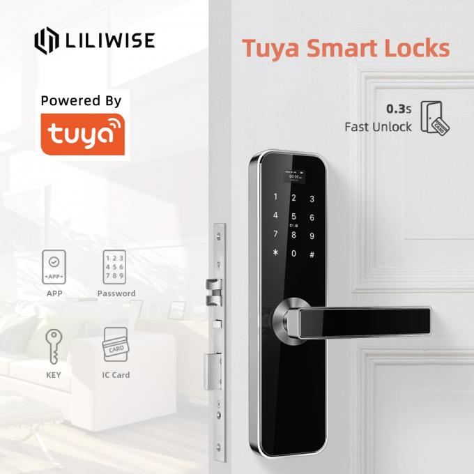 Electronic Door Locks Password Tuya Smart Door Lock For Hotel Apartment Home Office Building Lock 0