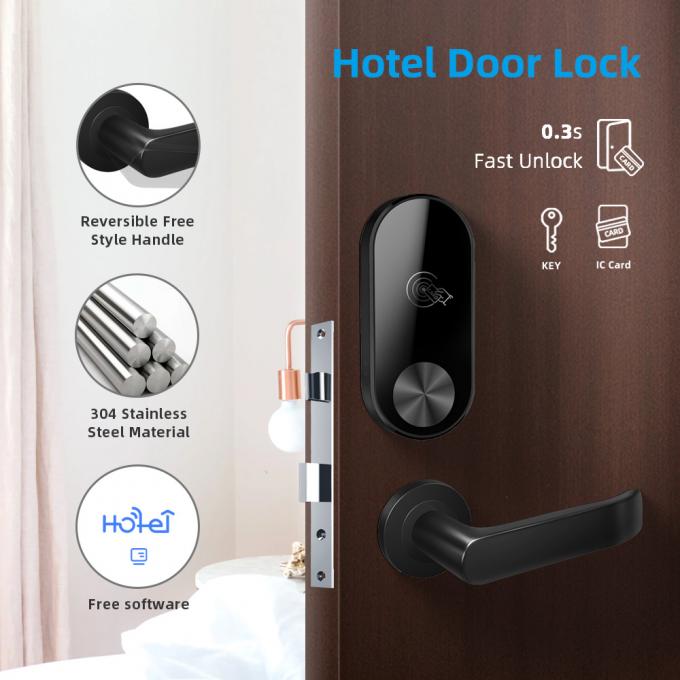 Hotel Door Locks Key Card Lock Split Type Zinc Alloy 1