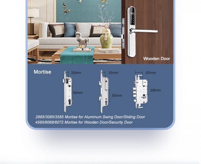 Electronic Smart Code Card Aluminium Door Locks For Store High Effective 2