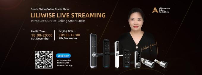latest company news about LILIWISE Fingerprint Smart Door Lock livestream are coming soon  0