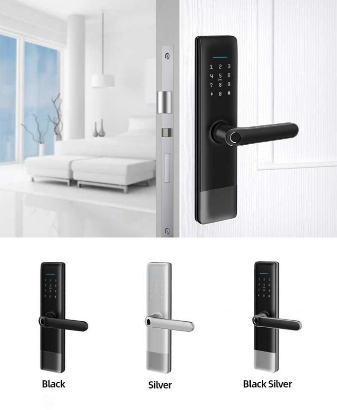 Water Resistant IP55 WIFI Fingerprint Door Lock For Airbnb 2