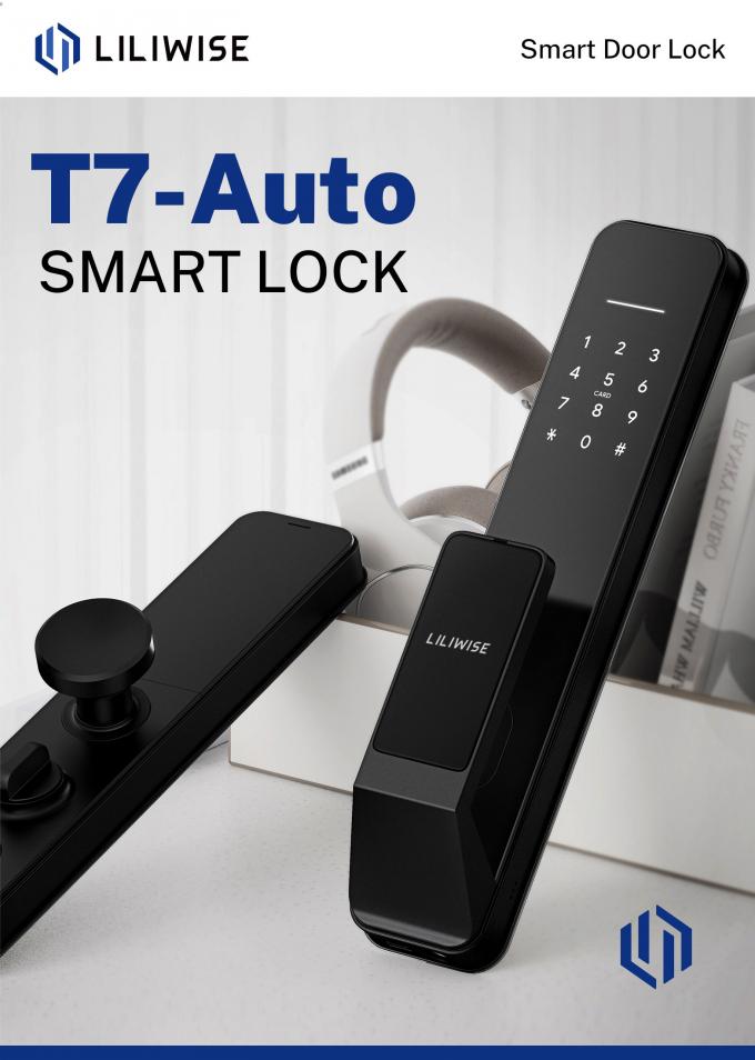 ODM Apartment Fully Automatic Door Lock Query Unlock Records Anytime 0