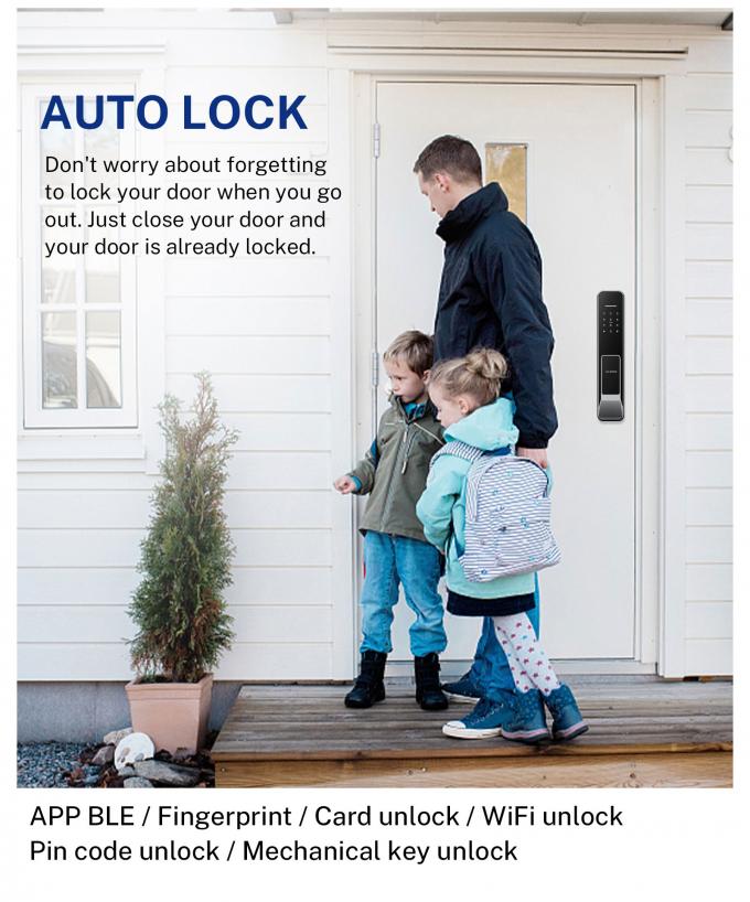 ODM Apartment Fully Automatic Door Lock Query Unlock Records Anytime 6