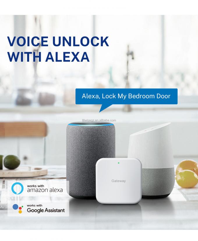 Tuya WiFi BLE Smart Door Lock with Fingerprint and Keypad 4