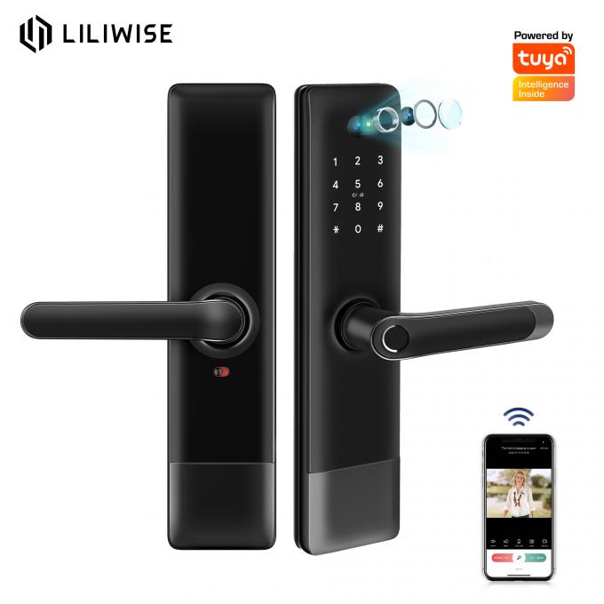 Tuya Smart Door Lock with Camera WiFi Bluetooth Fingerprint Access 0