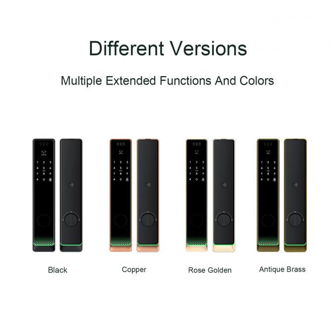 Liliwise Security Tuya Wifi Cerradura Inteligente Electronic Smart Locks Fingerprint Keyless Ttlock Digital Door Smart Lock 8