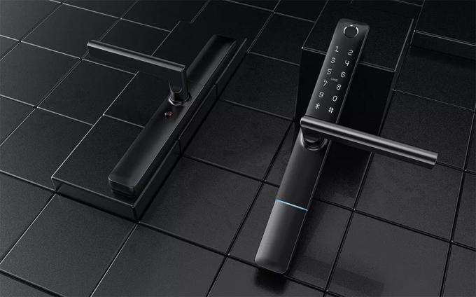 Liliwise Waterproof Tuya APP WiFi BLE Fingerprint Smart Lock Slim Door Lock for Narrow Profile Aluminum Doors Wooden Door 1