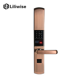 Residential Security Electronic Door Locks Digital Latch Sliding With Key