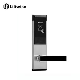 Custom Hotel Electronic Door Locks , Intelligent Rfid Card Door Lock