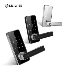 Residential Electronic Door Locks , Wifi Digital Safe Touch Screen Finger Print Latch Door Knob Lock