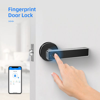 Wifi Smartphone Apartment Door Locks Electronic Keyless Door Lock / Fingerprint Unlock Door Locks