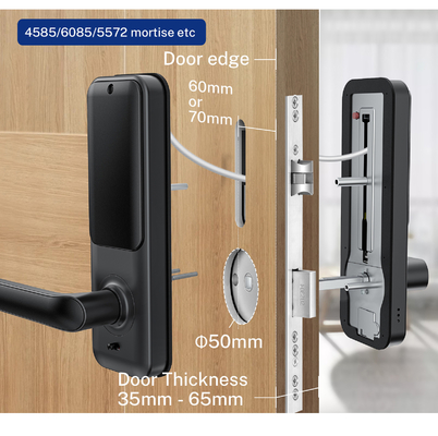 ROSH Electronic Deadbolt Lock Wifi Keyless Remote Control Replaceable Cylinder