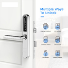 Swing Sliding Door Aluminium Door Lock Smart Ultrathin Bluetooth Fingerprint Mechanical Key