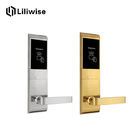 Key Card Hotel Electronic Door Locks Zinc Alloy For Apartment Residential