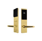 Safety Golden Smart Electronic Hotel Door Locks RFID Card System