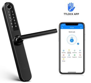 Stainless Steel Digital Lock Unlock Via Bluetooth Fingerprint  For Shopping Mall