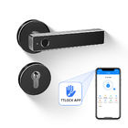 China Simple Black Intelligent Bluetooth Door Lock Fingerprint Bluetooth Remote Control company