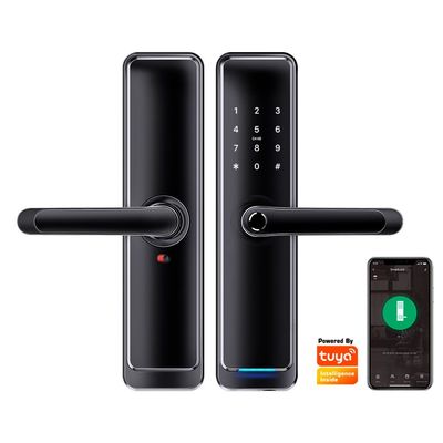 WiFi Biometric Fingerprint Main Digital Cord Keyboard Automatic Lock Door with Tuya App