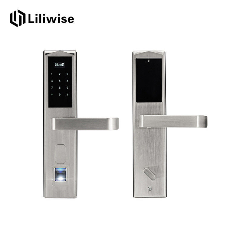 Keyless Residential Door Locks , Fingerprint Hotel Electronic Door ...