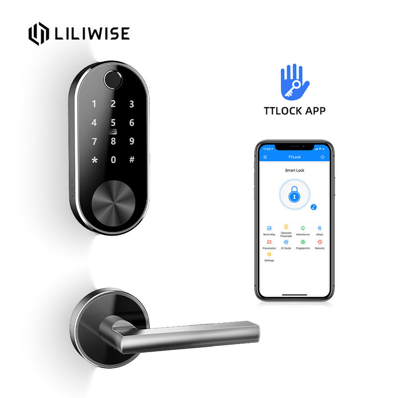 Details about   Wifi Electric Door Lock Aluminium Alloy Biometric Fingerprint Security Device 