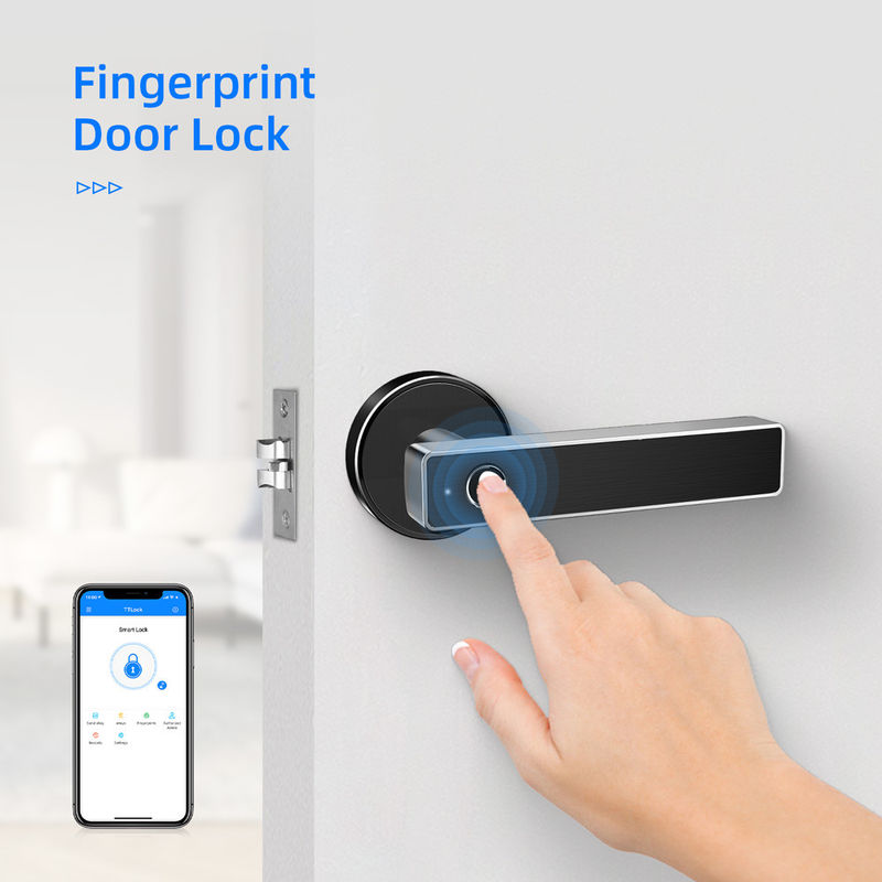 Wifi Smartphone Apartment Door Locks Electronic Keyless Door Lock Fingerprint Unlock Door Locks