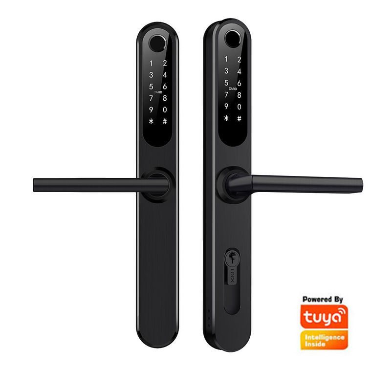 Newest Slim European American Stand Mortise Smart Fingerprint Door Lock