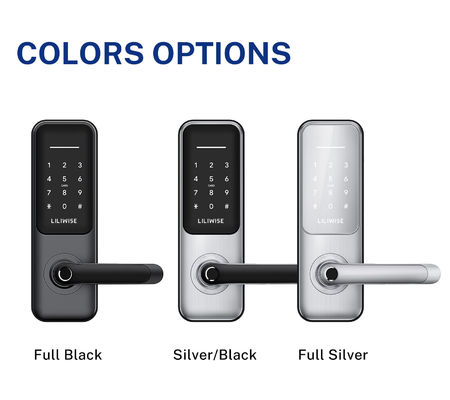 High Security Fingerprint Ttlock Smart Lock Tuya WIFI BLE Digital Smart ... - Electronic Door Locks For High-Security Commercial Properties