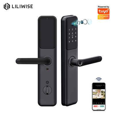 Cats Eye Smart Camera Door Lock With Doorbell Home Digital Electric Lock