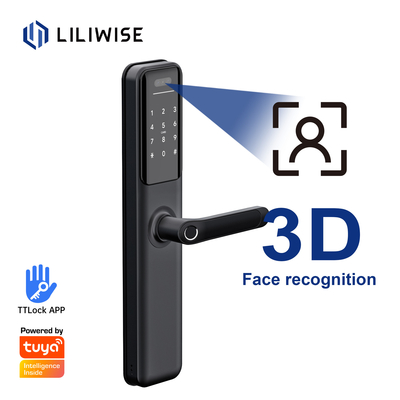 Smart Digital 3D Face Recognition Door Lock Aluminum Alloy Material