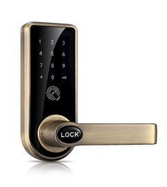 High Security Bluetooth Door Lock Support Digital Password IC Card For Entry Front Door