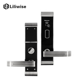 Modern Hotel Key Card Lock , IC Card Hotel Room Security Door Locks